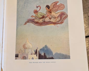 Vintage Arabian Nights Book: Illustrated Classic Children's Stories