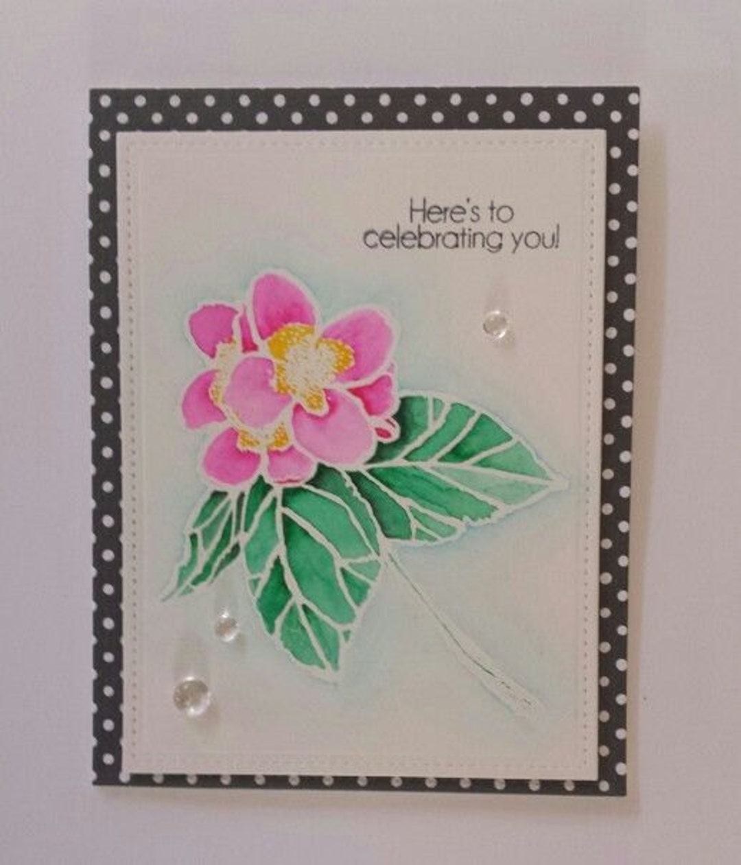 Watercolor Flowers Birthday Card - Etsy