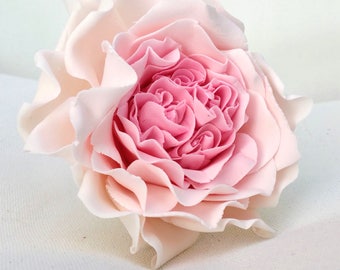 Large Sugar Rose Cake Topper - David Austins