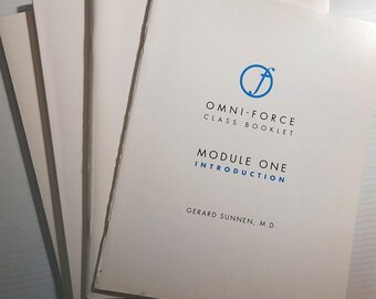 Folleto de clase Omni-Force (4 volúmenes) de Gerard Sunnen 1994 autoayuda