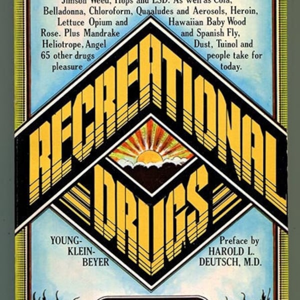 Recreational Drugs by Young, Klein & Beyer 1979 counterculture psychedelics hallucinogens cocaine marijuana lsd