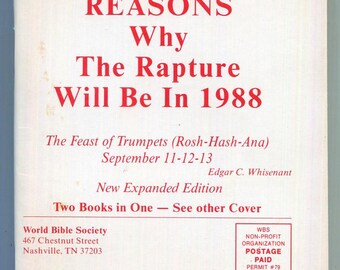 88 razones por las que el rapto ocurrirá en 1988 / En tiempo prestado por Edgar C Whisenant profecía del fin de los tiempos
