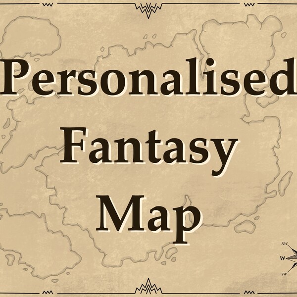 Fantasy Map Commission Etsy