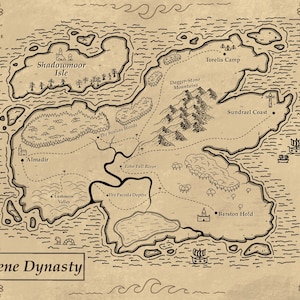 Fantasy Map Download - Sorene Dynasty