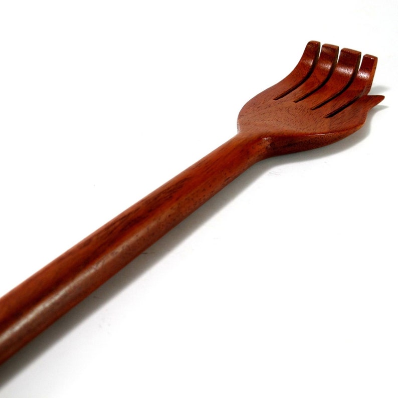 Back Scratcher Wood Handmade Stick Thai Body Massager Wooden Etsy