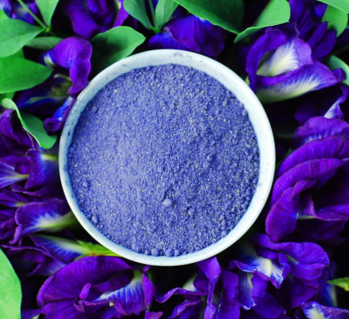 10 Grams Organic Blue Tea Dried Herb Butterfly Pea Flowers Etsy