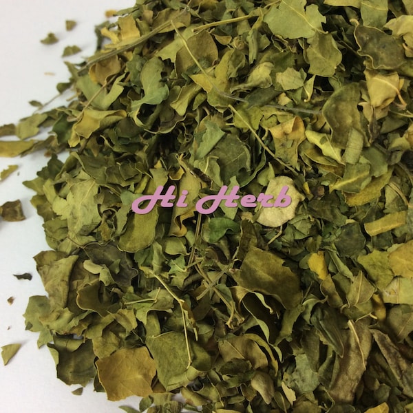 Moringa Oleifera Getrocknete Blätter Blattpulver Bio Reiner Trommelstock Getrocknetes Kraut Verzehr Wunderbaum Meerrettichbaum