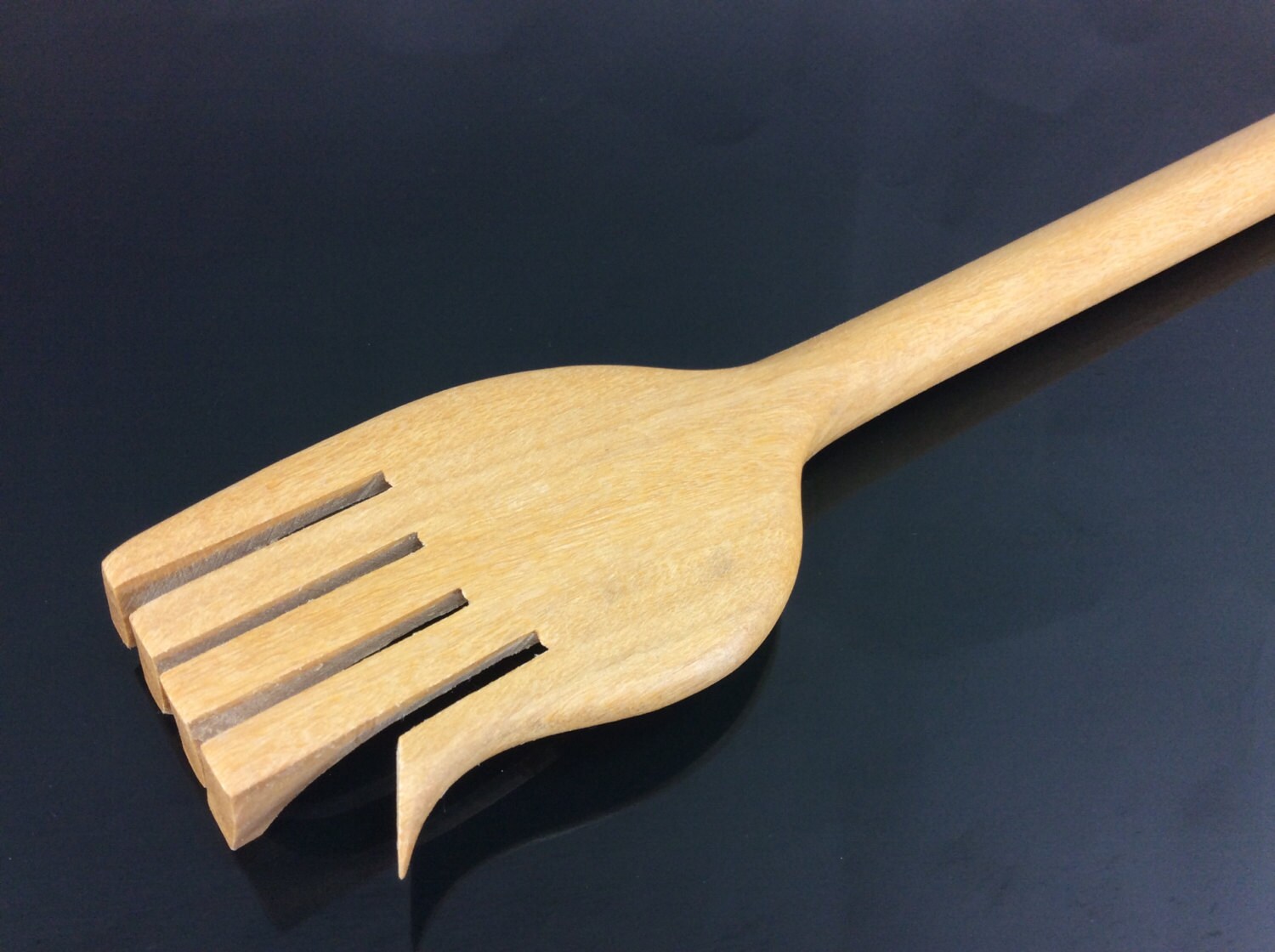 Wood Back Scratcher Natural Rubber Wood Etsy Canada