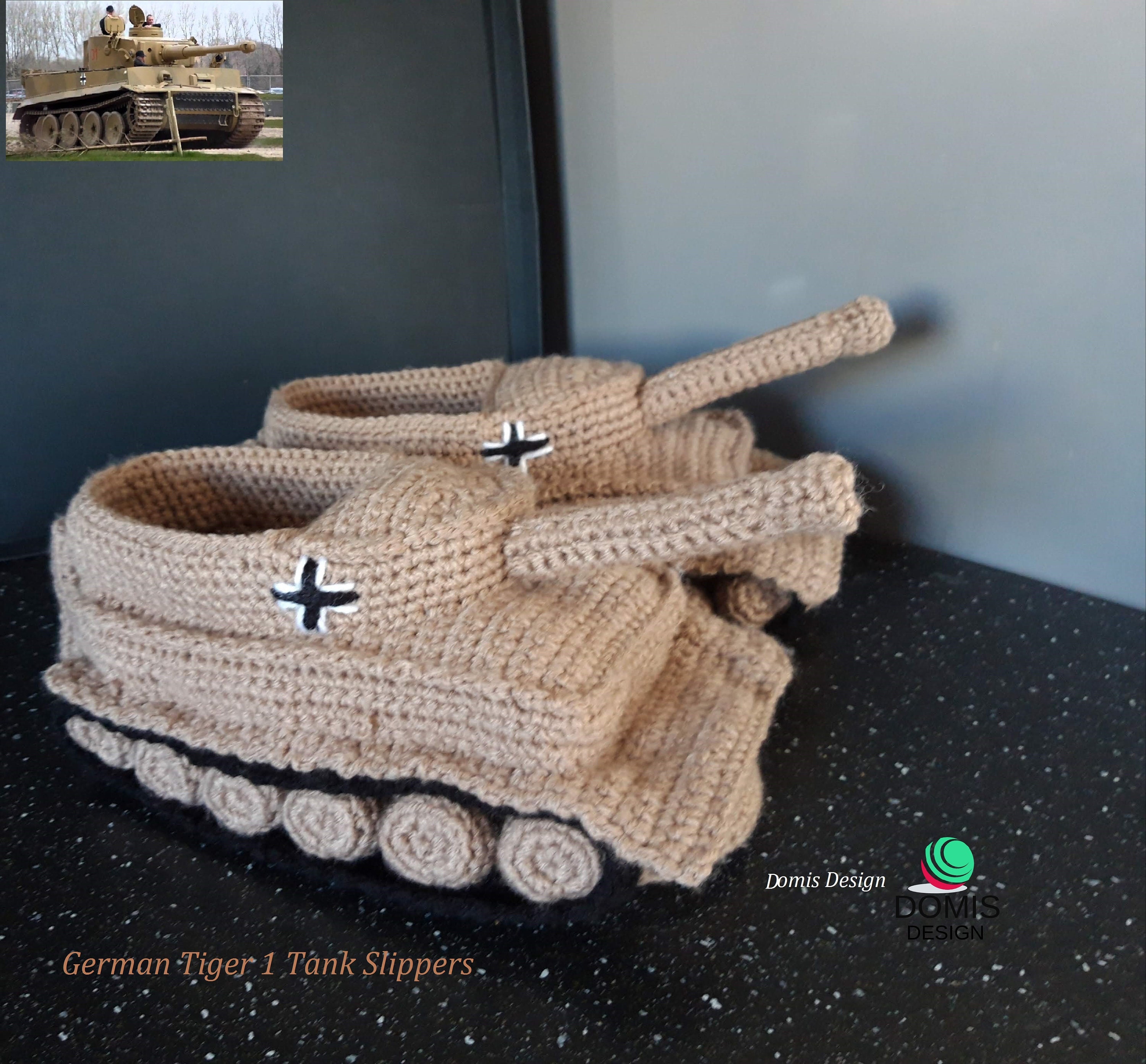 lepel Vooruitgaan zijn Tank Slippers / Slippers Tiger in beige kleur / Cadeau voor - Etsy Nederland