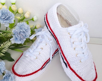 Slippers in the style of tennis shoes, gift for him, for a man, for a boyfriend, for a teenager