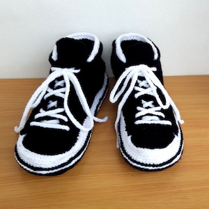 Sneakers, Handmade Men&#39;s Slippers, Crocheted Slippers Sneakers, Gift idea /Product to order/