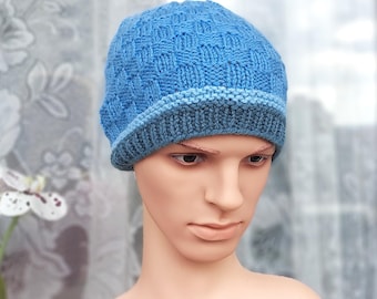 Man's hat, Beanie hat made of high-quality acrylic yarn.