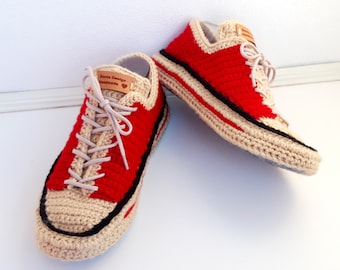 Slippers in the style of tennis shoes, gift for him, for a man, for a boyfriend, for a teenager