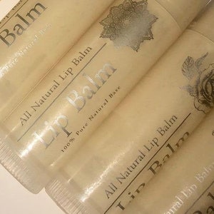 Organic Natural Lip Balm Tubes image 1