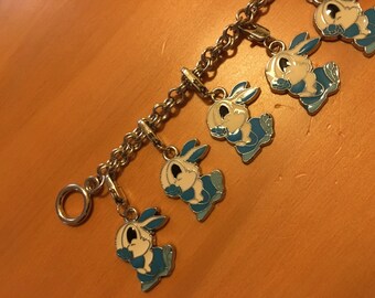 Blue Bunny Bracelet