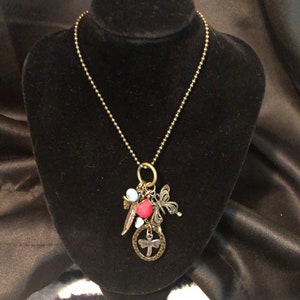 Abstract Charm Necklace