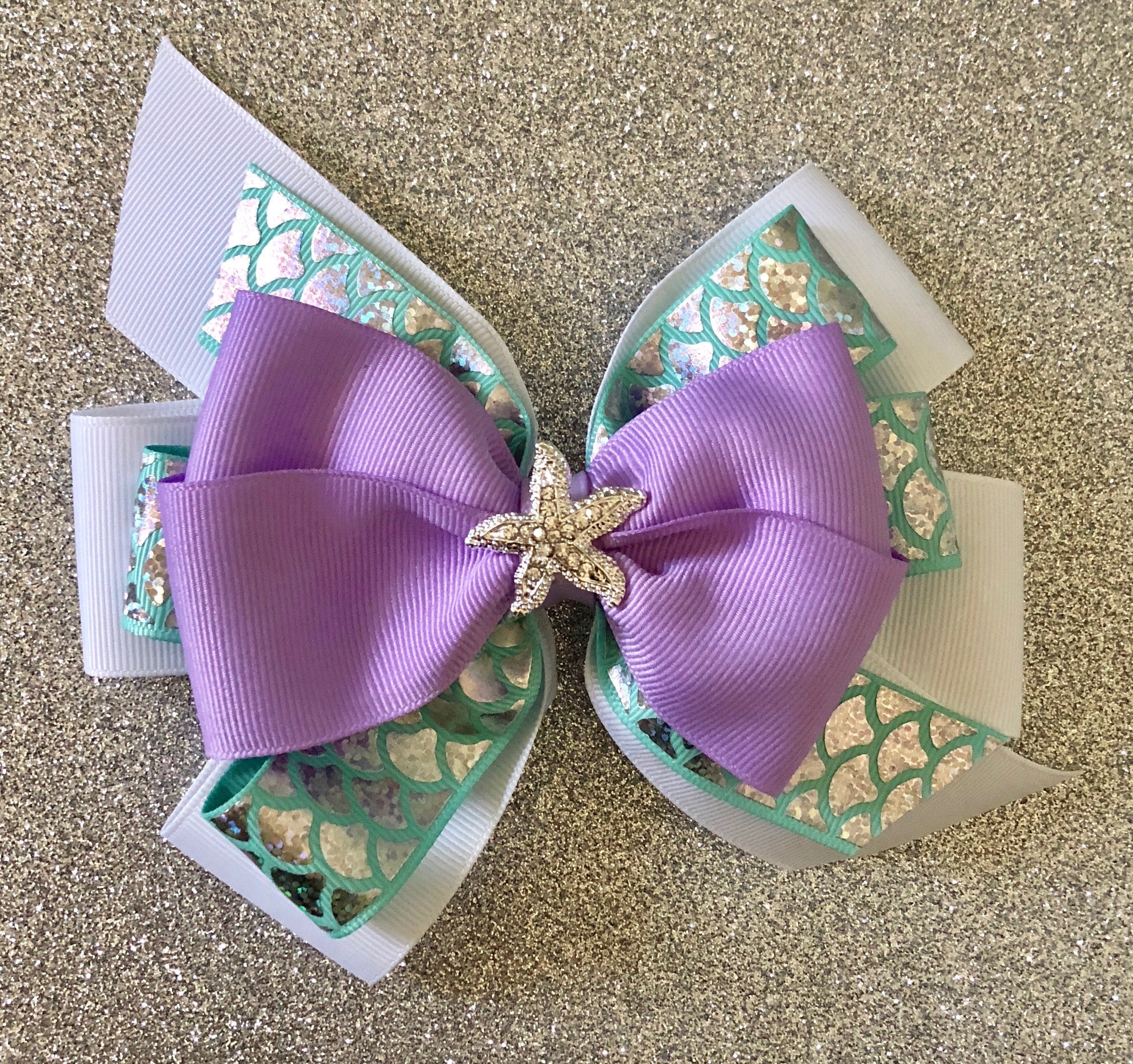 Ariel Hair Bow - Etsy