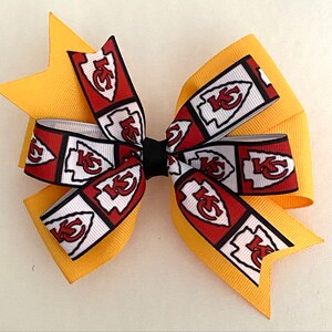 Kansas City Chiefs Hair Bow