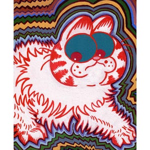 Kaleidoscope Cat // Giclée Art Print
