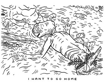I Want To Go Home // Giclée Art Print
