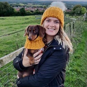 Matching Dog Snood and Walker&#39;s Hat