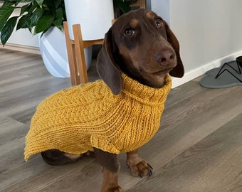 Handmade Aran Dachshund Jumper Australia