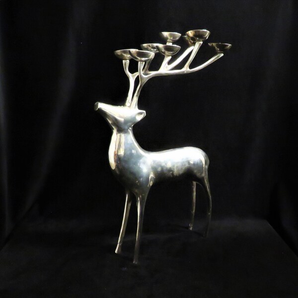 Reindeer Candelabra Etsy