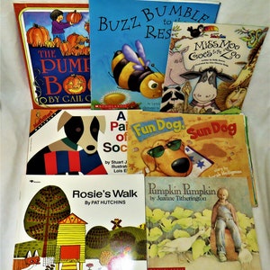 STORY / PICTURE Books for Preschool and K-1st Grade Kids  Set of 9 Story Books NEW Condition Bedtime Stories Read to Me Books Teach Concepts