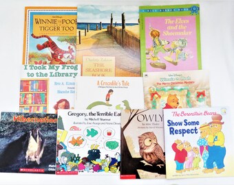 STORY / PICTURE Books for Preschool and Elementary Ages  Set of 10 Story Books NEW Condition  Bedtime Stories Read to Me Books