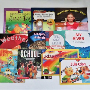 STORY/PICTURE Books for Pre-Readers Set of 10 New Children&#39;s Early Learning Books Picture Books Bedtime Stories Early Reading Books
