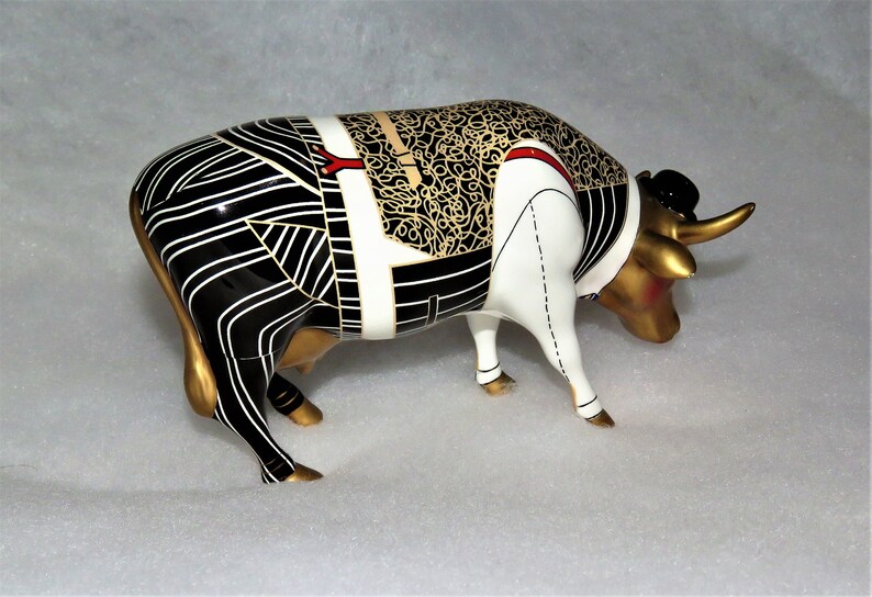 RARE Cow Parade Figurine The City Cow 6015 Etsy