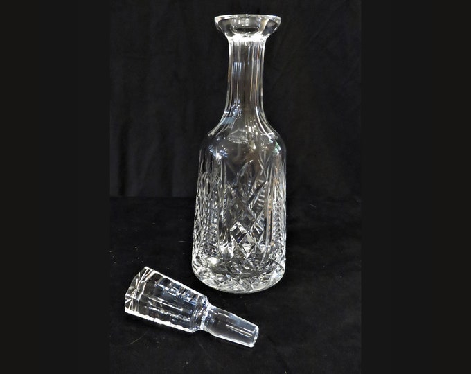 Waterford Crystal Clare Pattern Decanter 13 Inches Tall, Discontinued