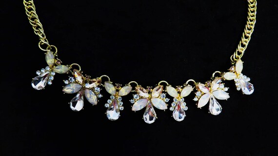 Stella & Ruby Statement Crystal Necklace 16"-19" … - image 6