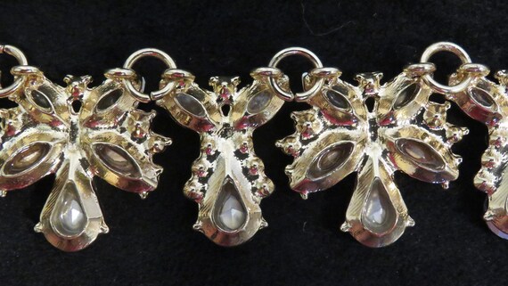 Stella & Ruby Statement Crystal Necklace 16"-19" … - image 7