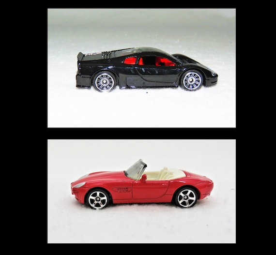 Paar Matchbox MBX Exotik Autos BMW Z8 MB532 und VW W12 Concept Car 