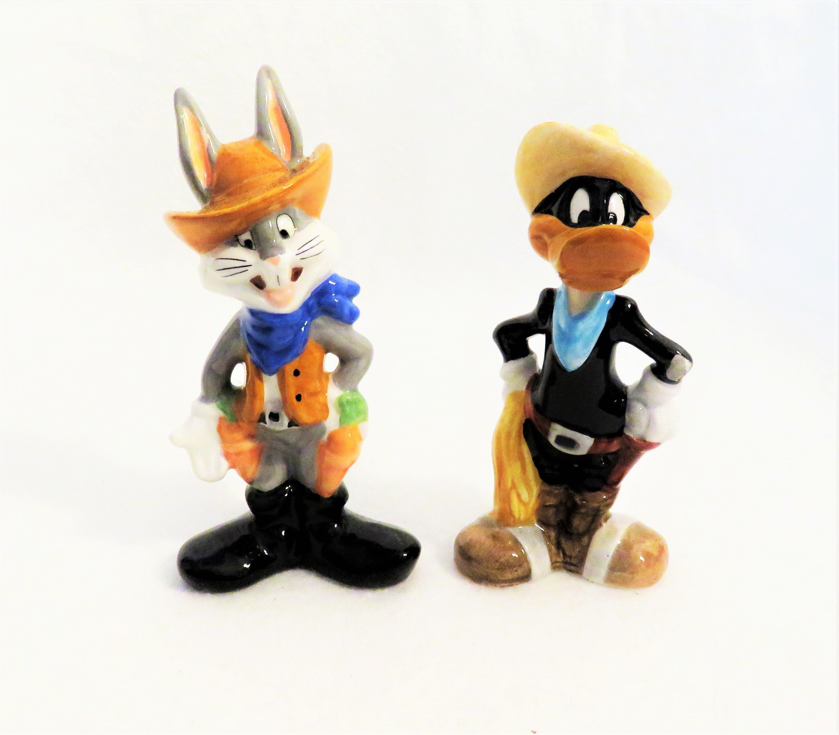 Bugs Bunny and Daffy Duck Salt & Pepper Shakers on Cowboy Attire Fun