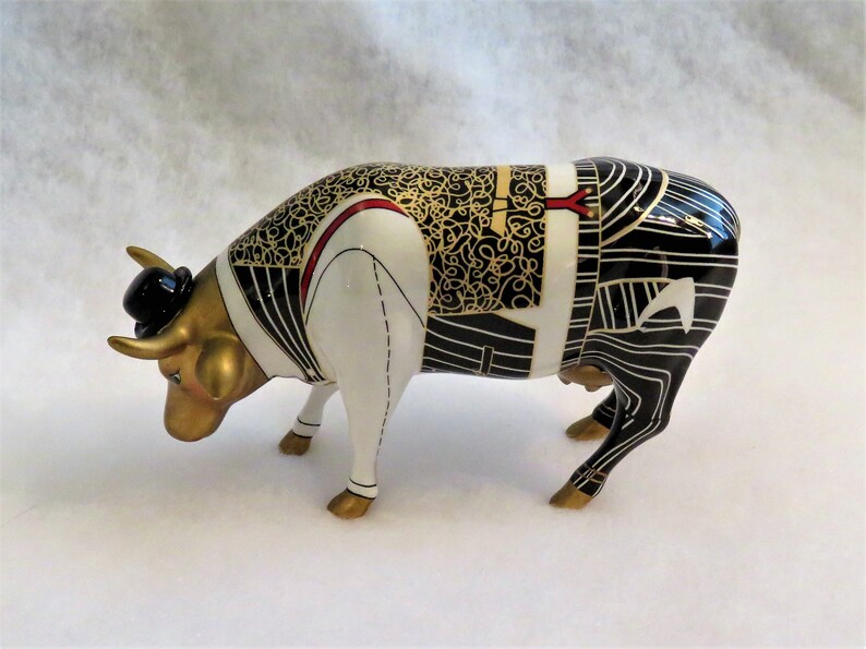 RARE Cow Parade Figurine The City Cow 6015 Etsy