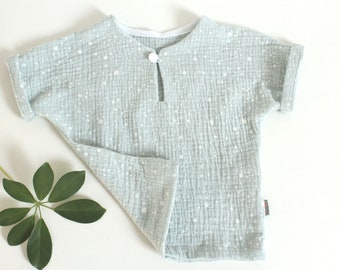 Musselin Shirt Baby mint