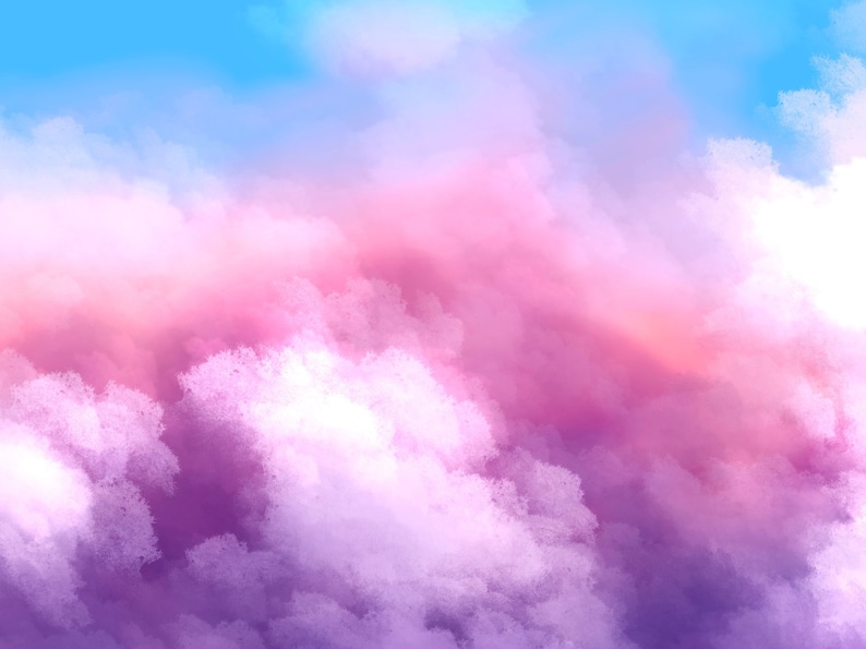 Sky Blue Pink, Color Palette, Sky Color Palette, Ipad, Procreate App, Swatches, Procreate Tool