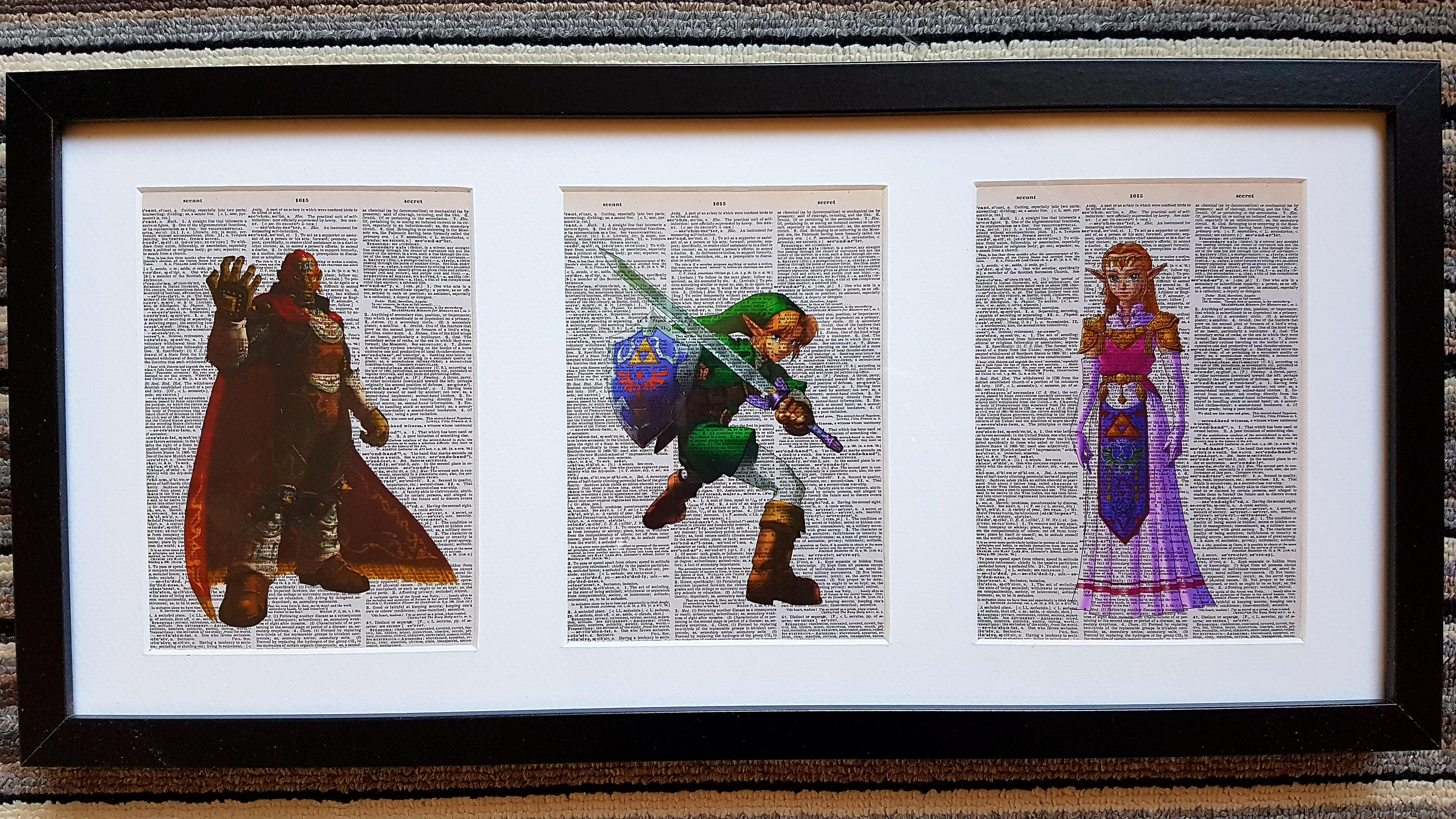 Zelda Framed Dictionary Prints Etsy UK