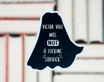 Victor Vale Sticker: Vicious V.E. Schwab Bookish Villain (Waterproof)