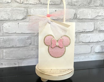Minnie Mouse Party Favor Bag, Minnie Mouse Gift Bag, Minnie Mouse Party Favors, Mouse Party Favors, Minnie Mouse Birthday Decorations