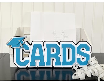Graduation Card Banner|Card Box Banner|Custom Graduation Banner|Graduation Banner|Graduation Banner|Graduation|Varsity Font