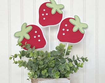 Berry Sweet Centerpiece|Strawberry Birthday Centerpiece|Strawberry Baby Shower|Berry Sweet Birthday Centerpiece|Strawberry Party Decor