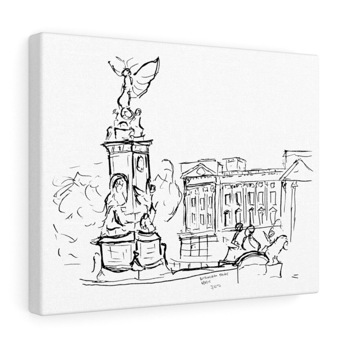 London Buckingham Palace Canvas Wall Art London Canvas Art Etsy