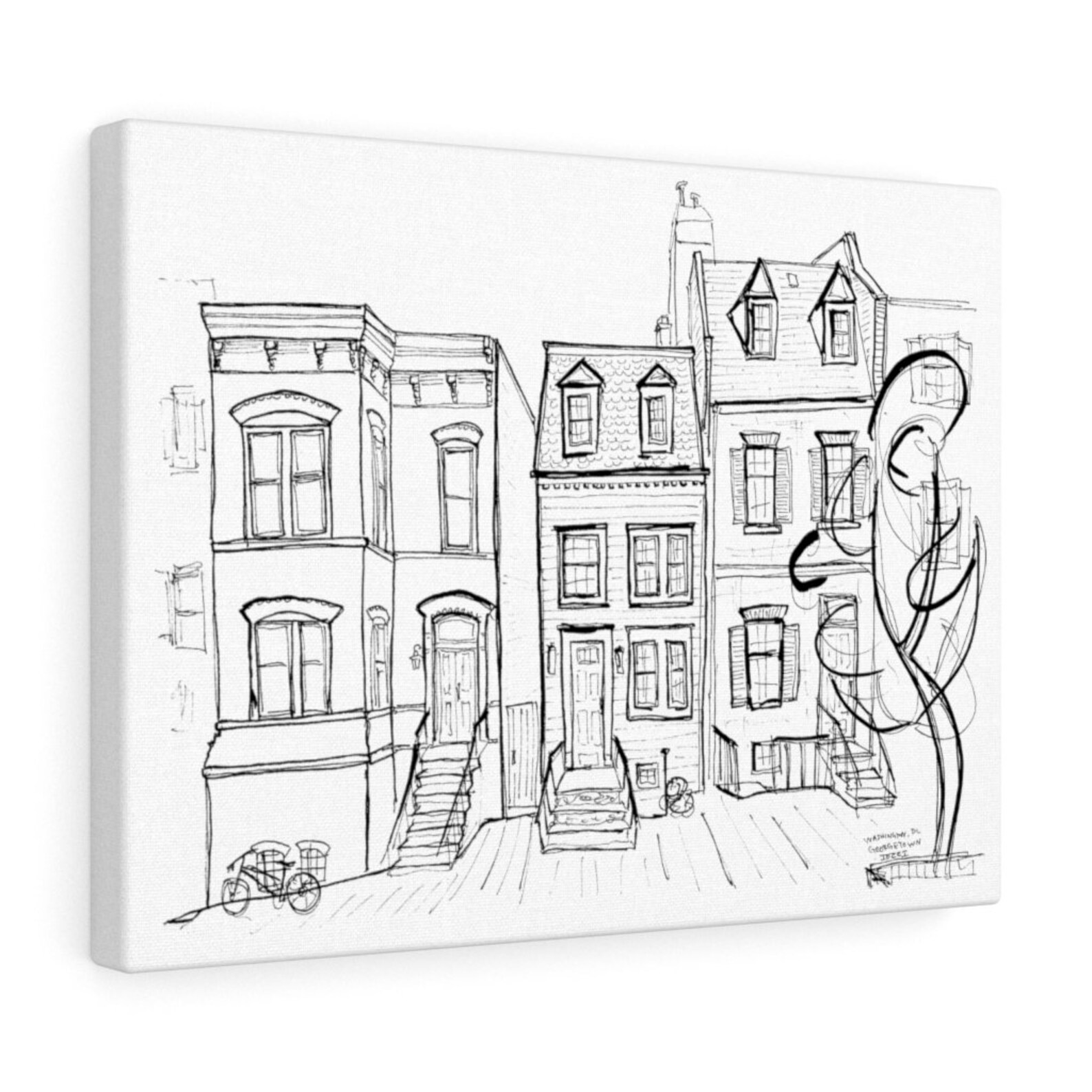 Washington DC Canvas Art Print Canvas Etsy