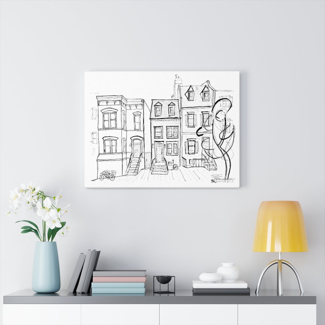 Washington DC Canvas Art Print Canvas Etsy