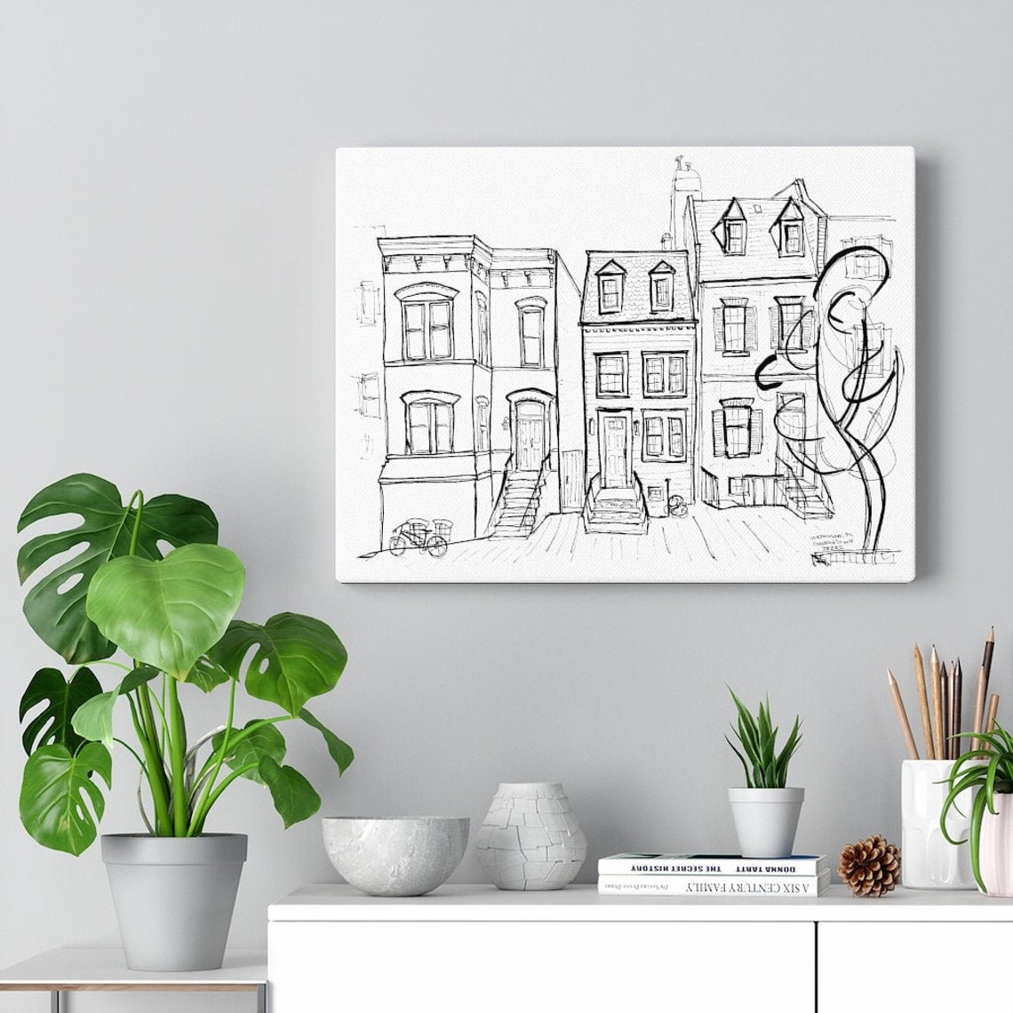 Washington DC Canvas Art Print Canvas Etsy