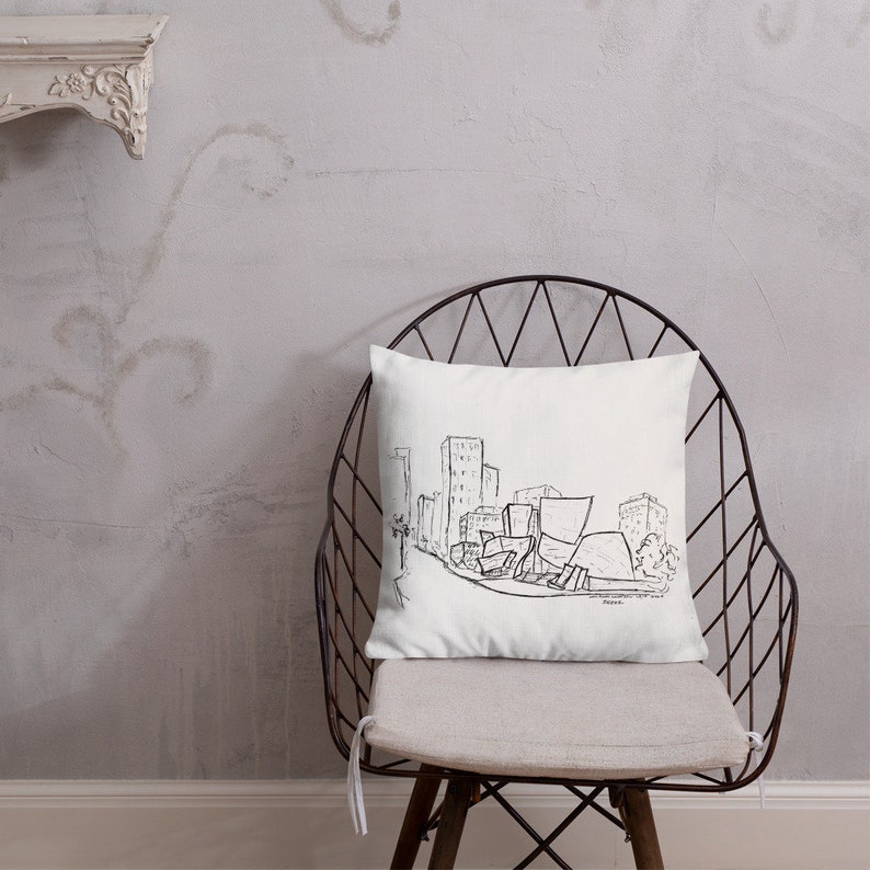 LA Accent Pillow Los Angeles Throw Pillow California Etsy