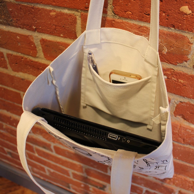 Pantheon Art Canvas Tote Bag With Pocket Rome Tote Italy Etsy